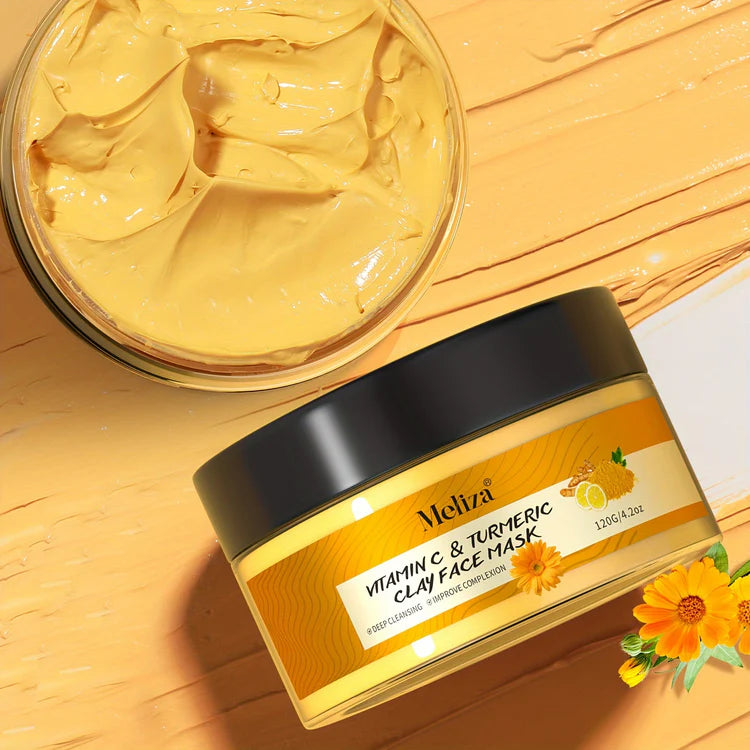 Vitamin C + Turmeric Clay Mask – Deep Cleansing (50g)