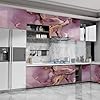 Pink Gold Marble Peel & Stick Wallpaper – Waterproof, Elegant DIY Decor