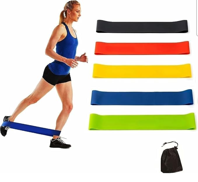 ProFlex 5-Piece Natural Latex Resistance Bands