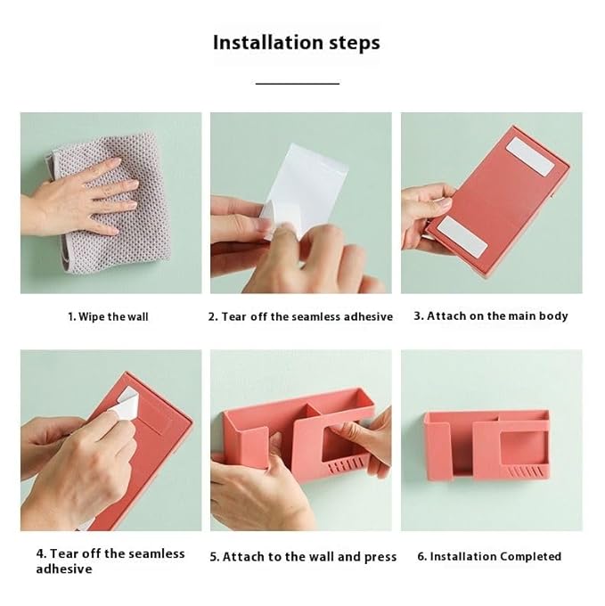 SmartWall Multifunction Holder – Mobile & Remote Organizer