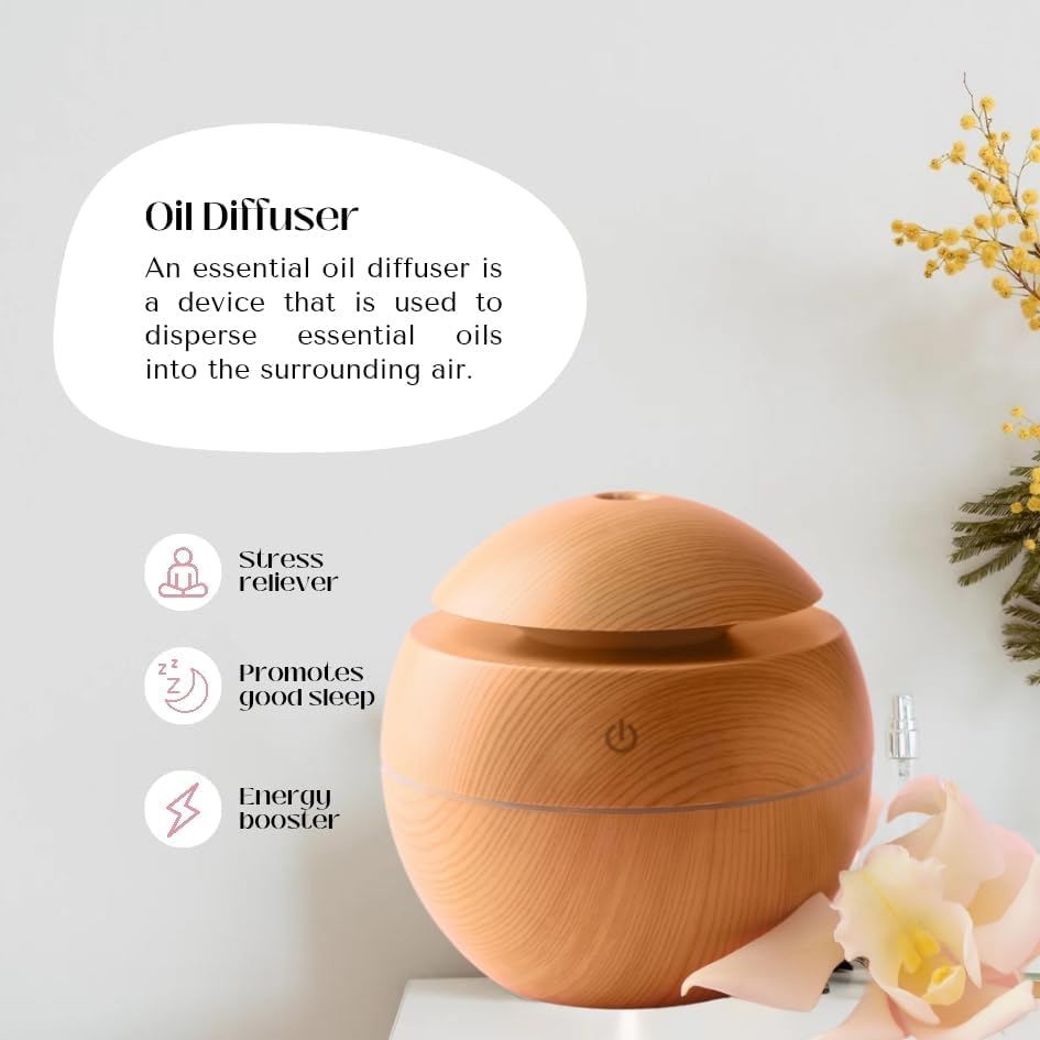 Round Humidifier- Wooden
