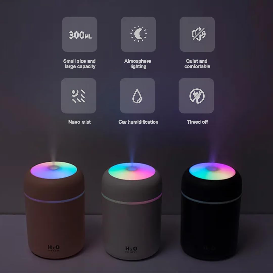 BINSBARRY Ultrasonic Humidifier & Diffuser — Product Description