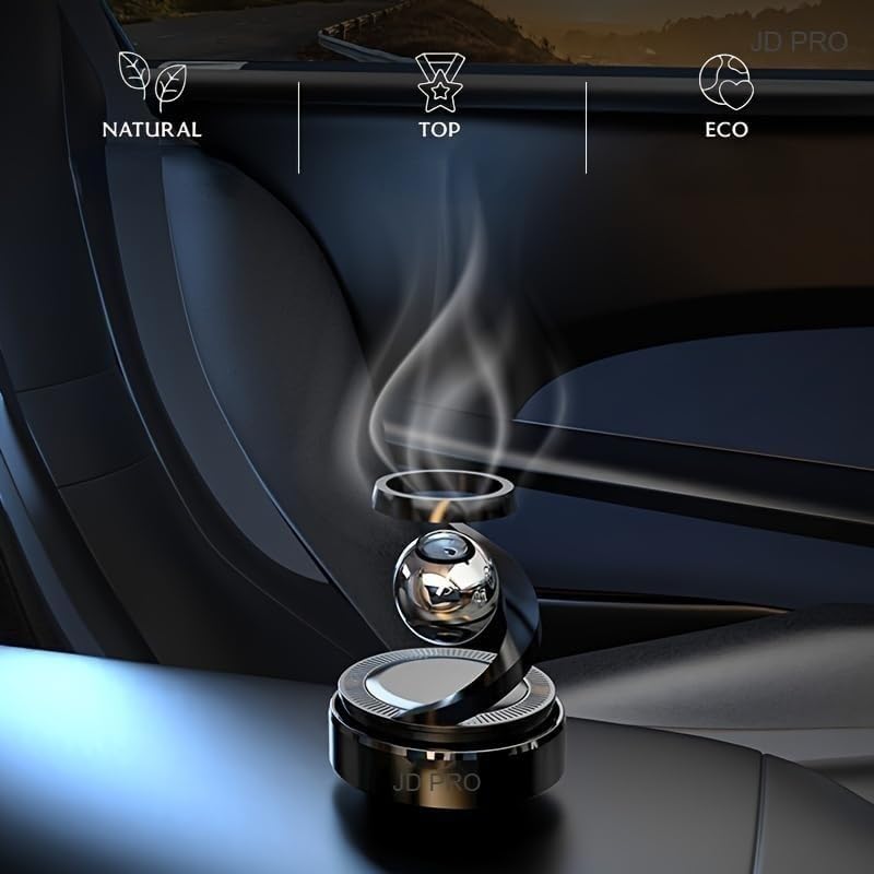 SolarSpin Car Air Freshener – Solar-Powered Aromatherapy Diffuser