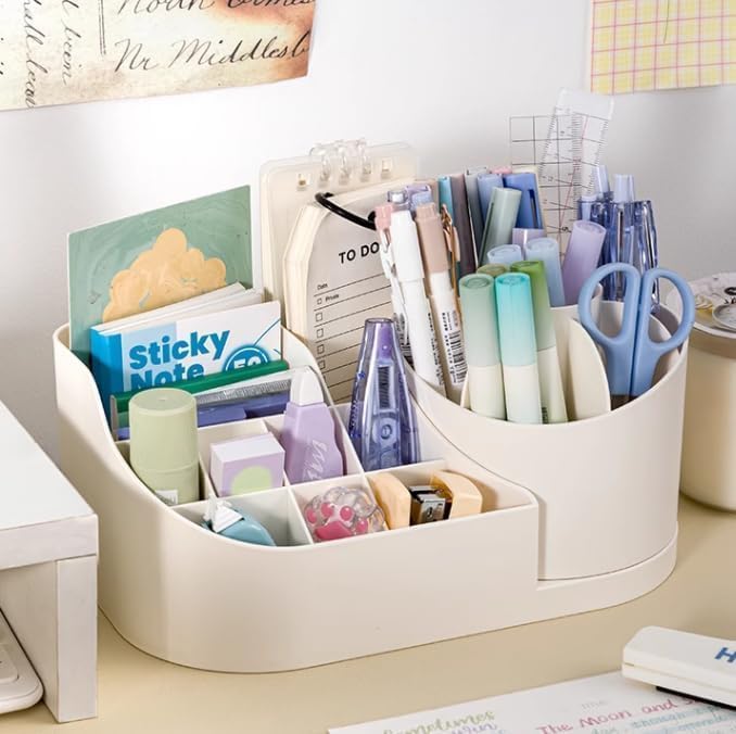 360° Rotating Makeup Organizer Box – Beauty at Your Fingertips