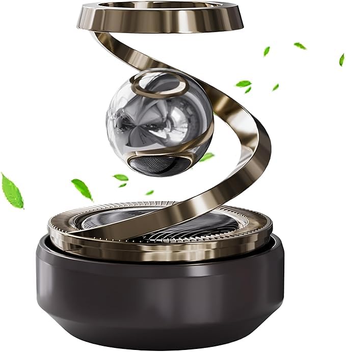 SolarSpin Car Air Freshener – Solar-Powered Aromatherapy Diffuser