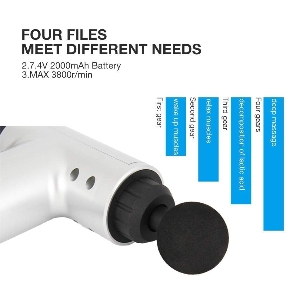 FlexiPulse Handheld Deep Tissue Massage Gun – Portable Percussion Therapy Tool