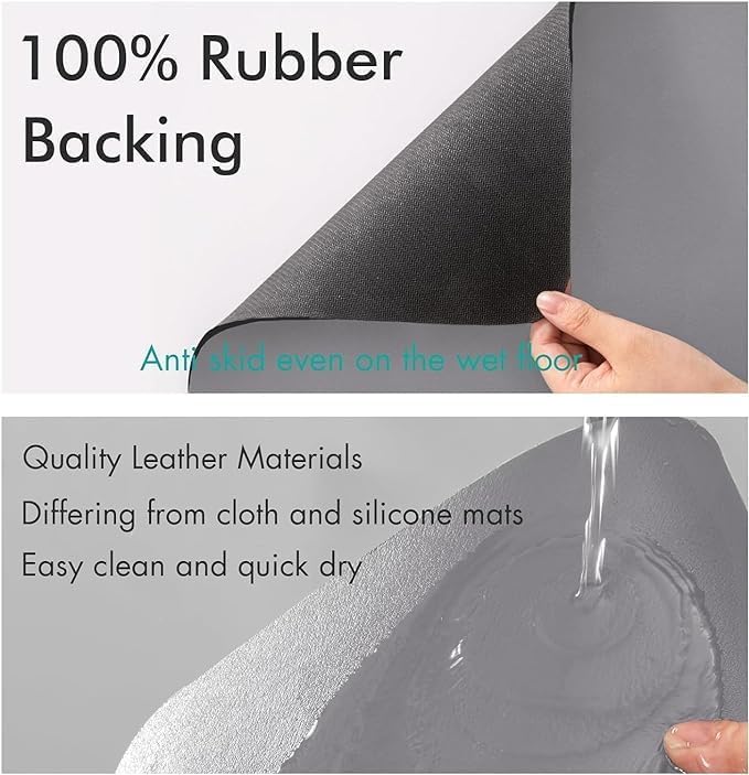 BrightDry Premium Dish Drying Mat – Water Absorbent & Anti-Slip