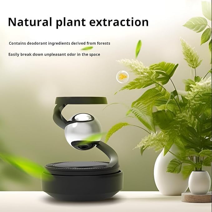 SolarSpin Car Air Freshener – Solar-Powered Aromatherapy Diffuser