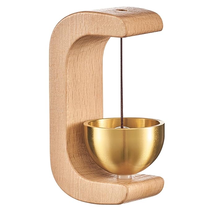 SereneWood Brass Door Chime – Elegant & Soothing