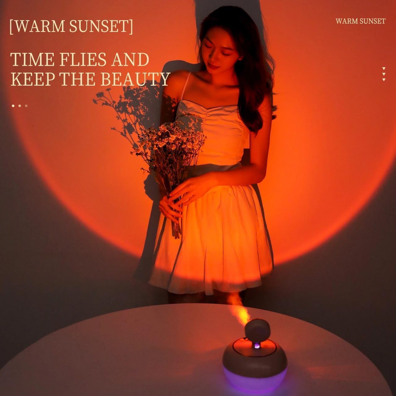 Sunset Projection Lamp Humidifier