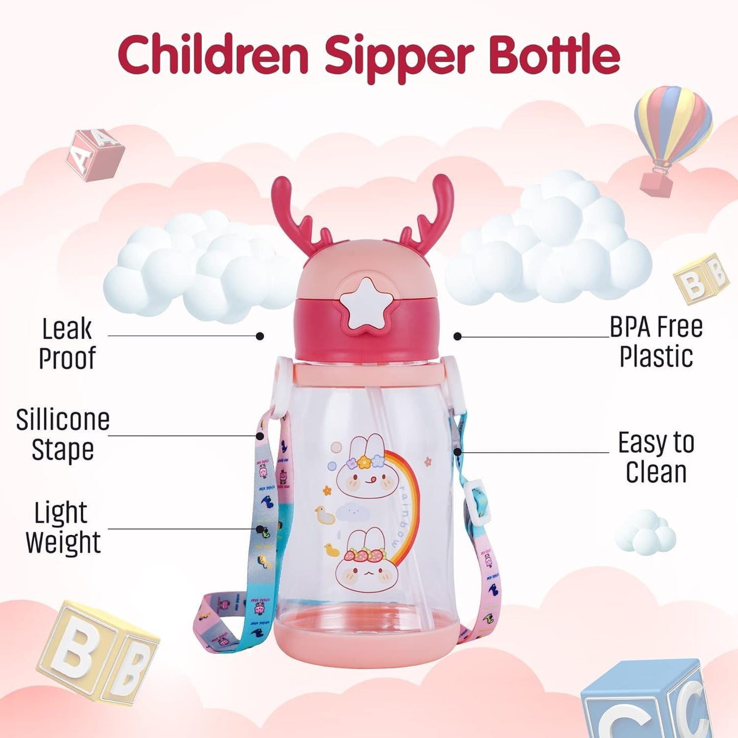 đź TinySip⢠Kidsâ Bottle Safe, Durable & Travel-Friendly for Children 3+ Months