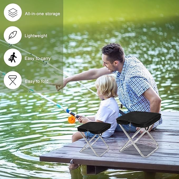 TrailBuddy Foldable Camping Stool