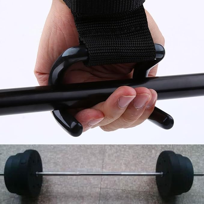 ProGrip Weight Lifting Hooks | Padded Wrist Support