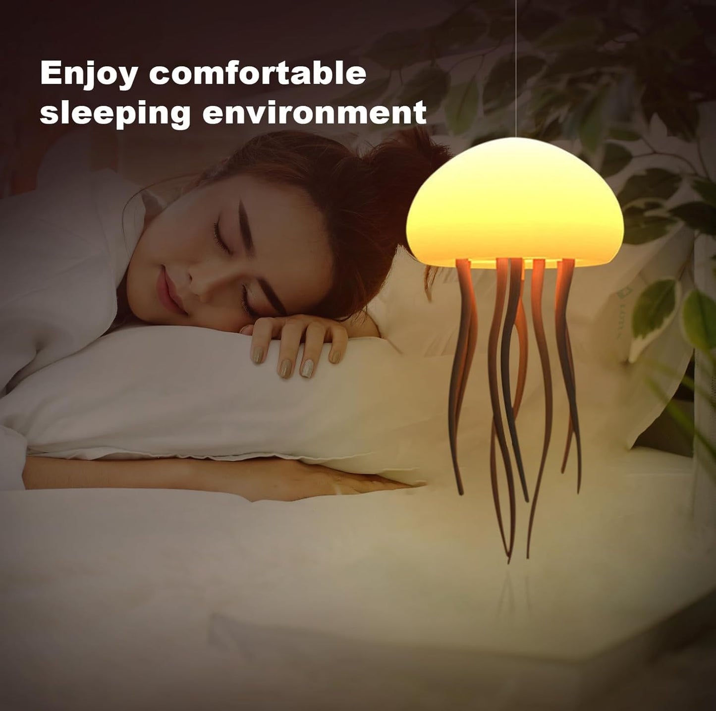 AquaGlow Jellyfish Lamp