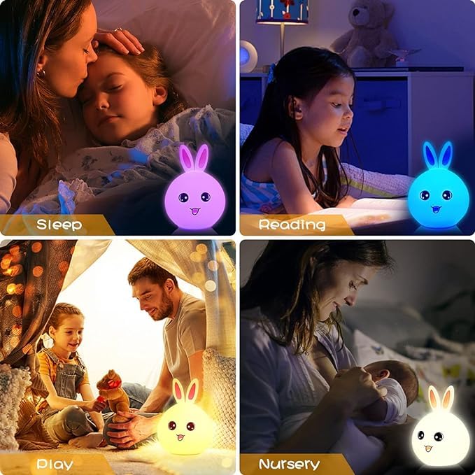 Rabbit Silicone Touch Sensor Night Light