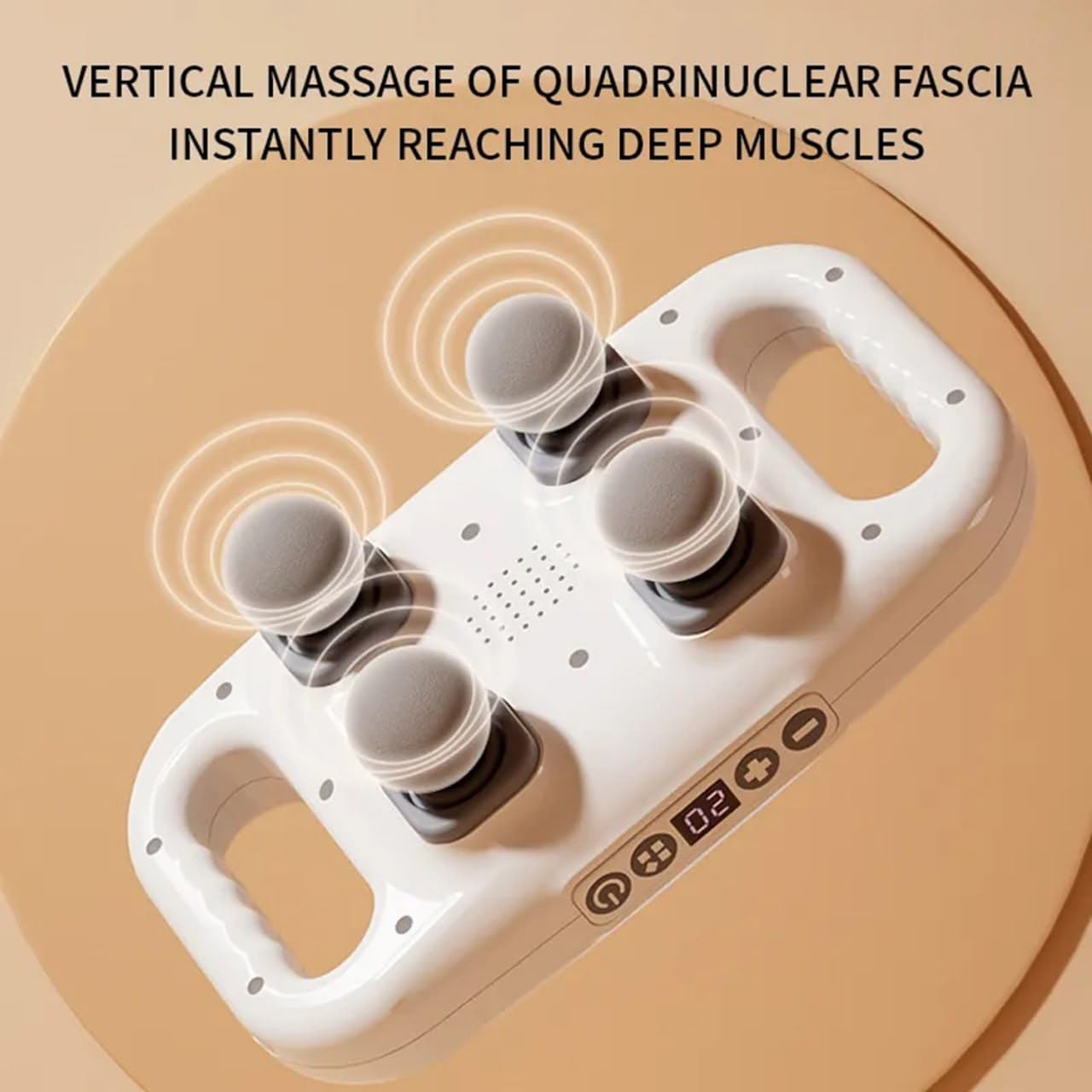 PowerPulse 4-Head Deep Tissue Massage Gun β Your Portable Recovery Partner