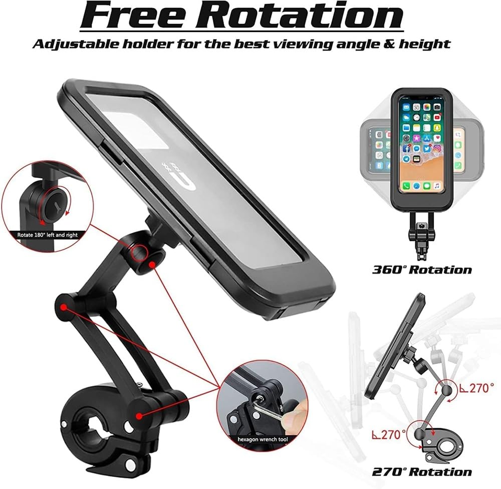 RideSafe Waterproof Bike Phone Mount
