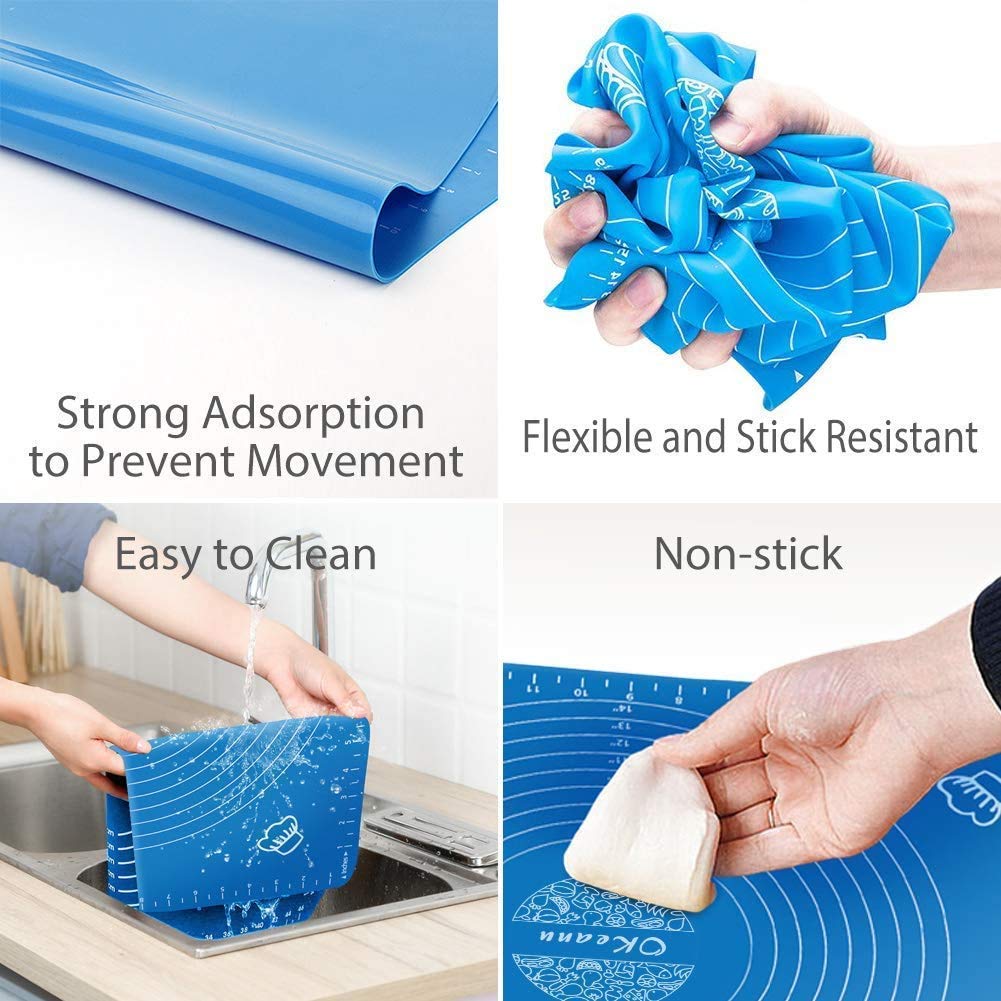 Premium Silicone Baking Mat Roti| Non Stick Fondant Dough Rolling mat