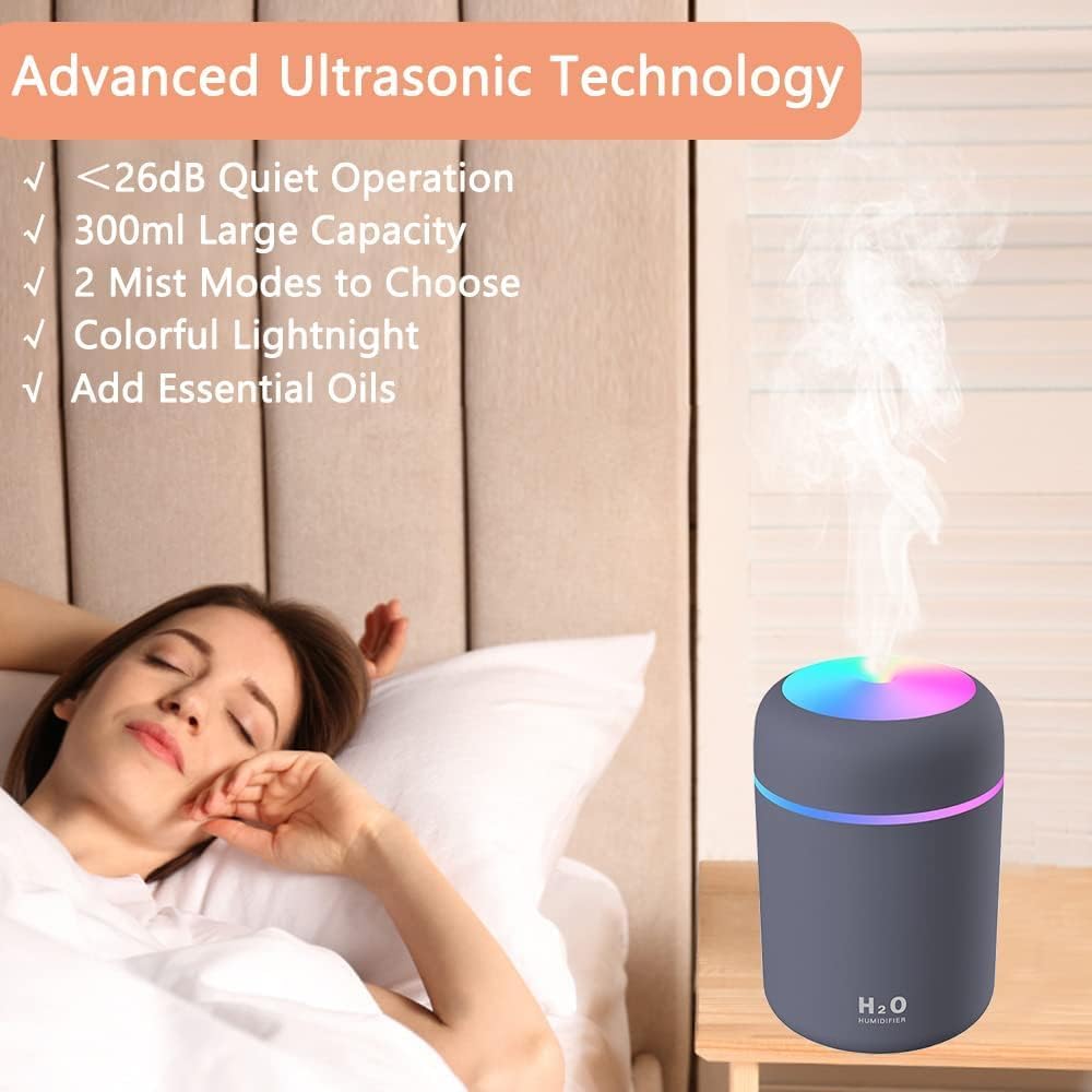 BINSBARRY Ultrasonic Humidifier & Diffuser — Product Description