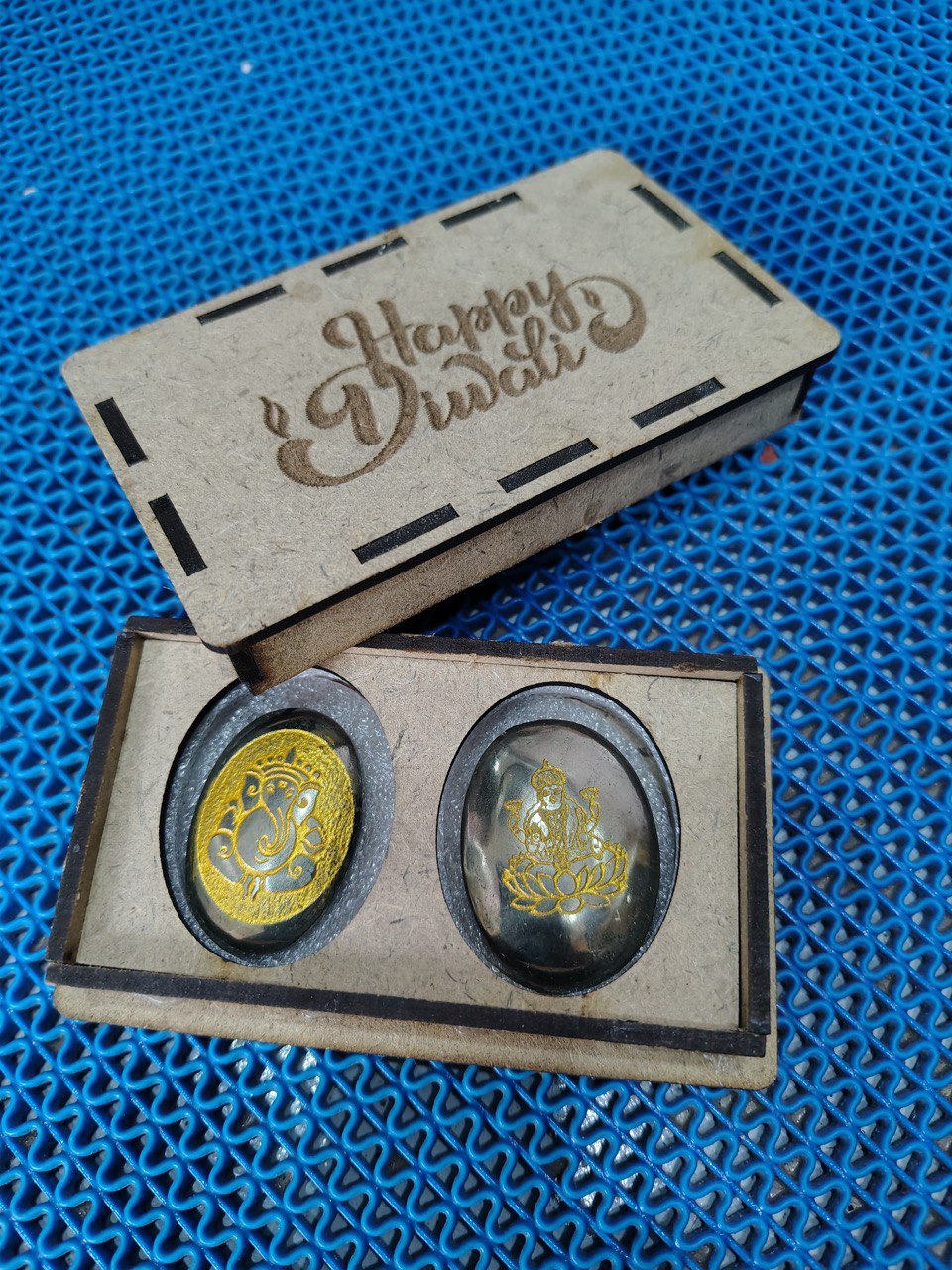 Lakshmi-Ganesh Pyrite Stone – Abundance, Protection & Success
