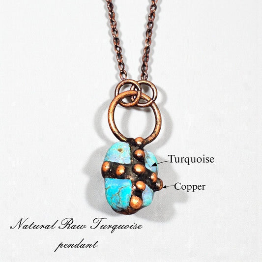 Turquoise + Copper Pendant – Wearable Earth Energy & Style