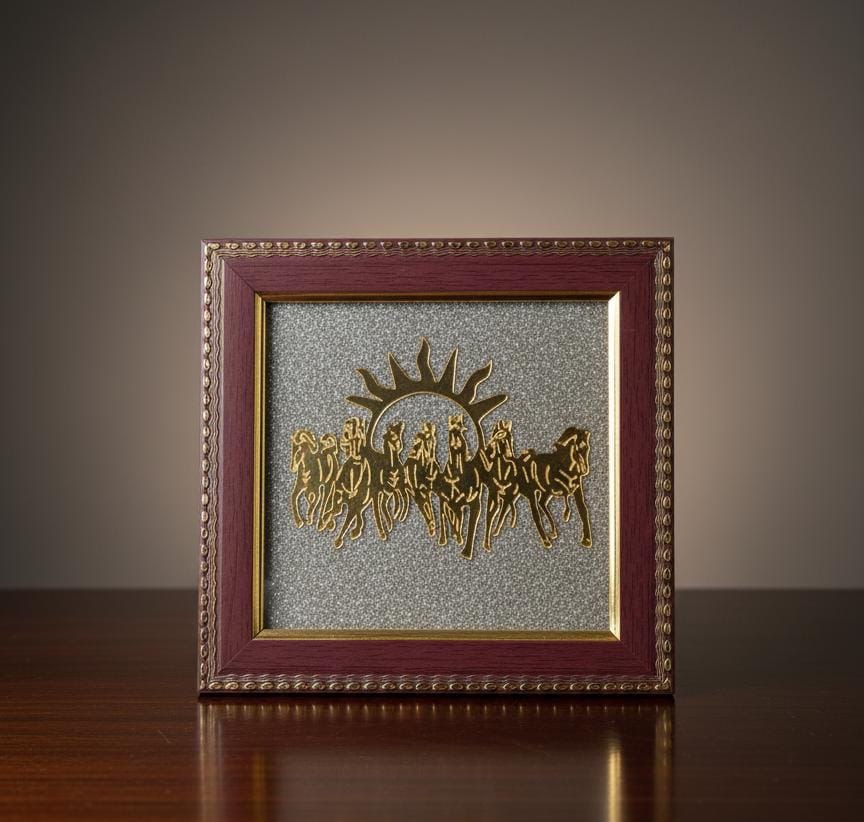 Original Pyrite Dust Mantra Frame – Sacred Vibration - Findoraa Special Find