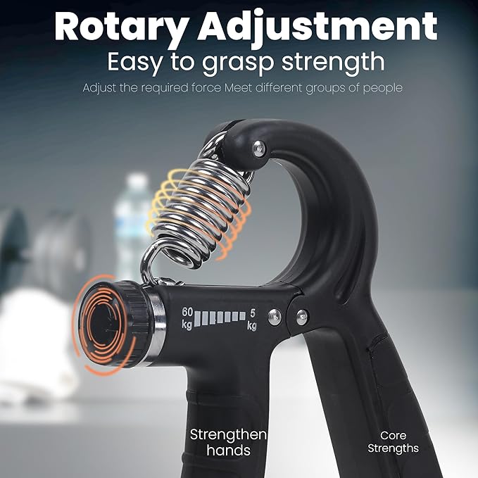 GripMate Adjustable Strength Trainer – 10KG to 60KG