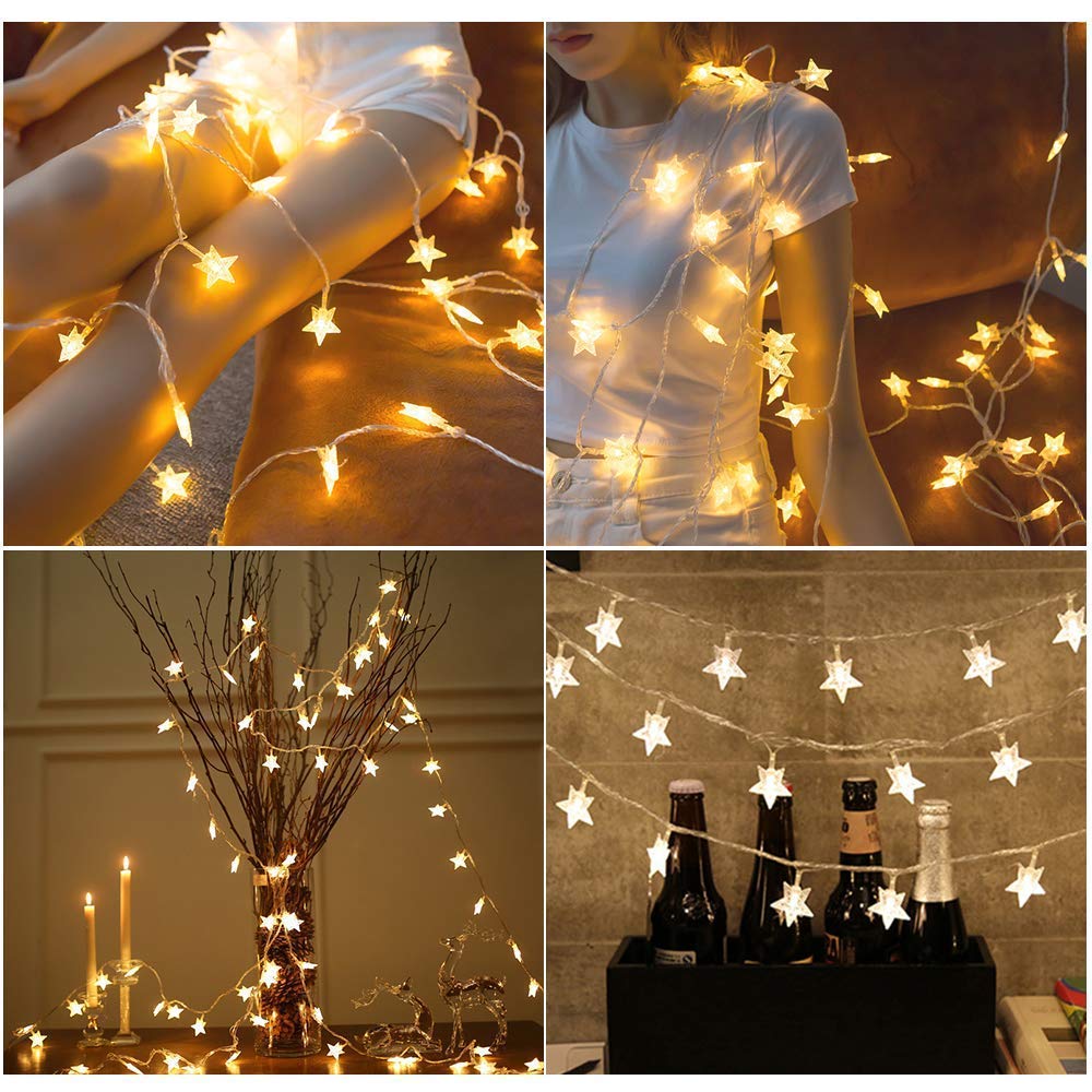 Starry Glow – 25 LED Warm White Fairy Lights (4M Copper Wire)