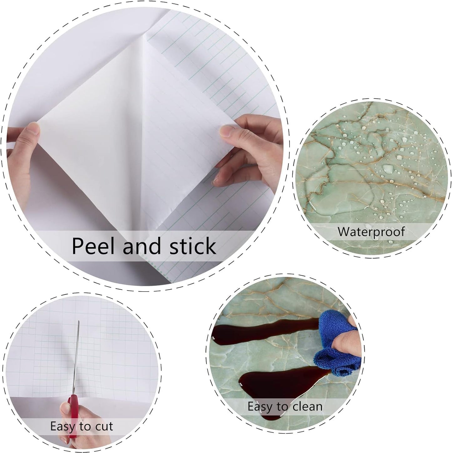 Italian Green Marble Self-Adhesive Wallpaper – Peel & Stick Vinyl
