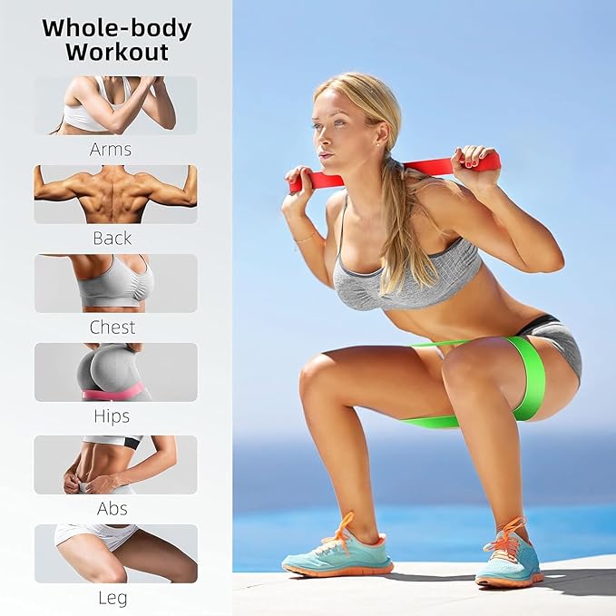 ProFlex 5-Piece Natural Latex Resistance Bands