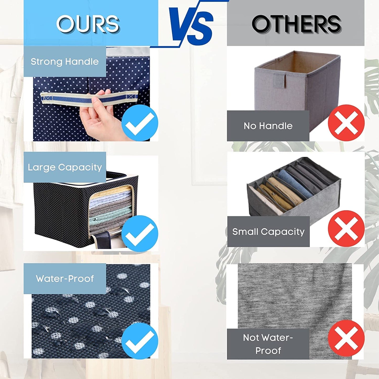 Wardrobe Clothes Organizer - 66L