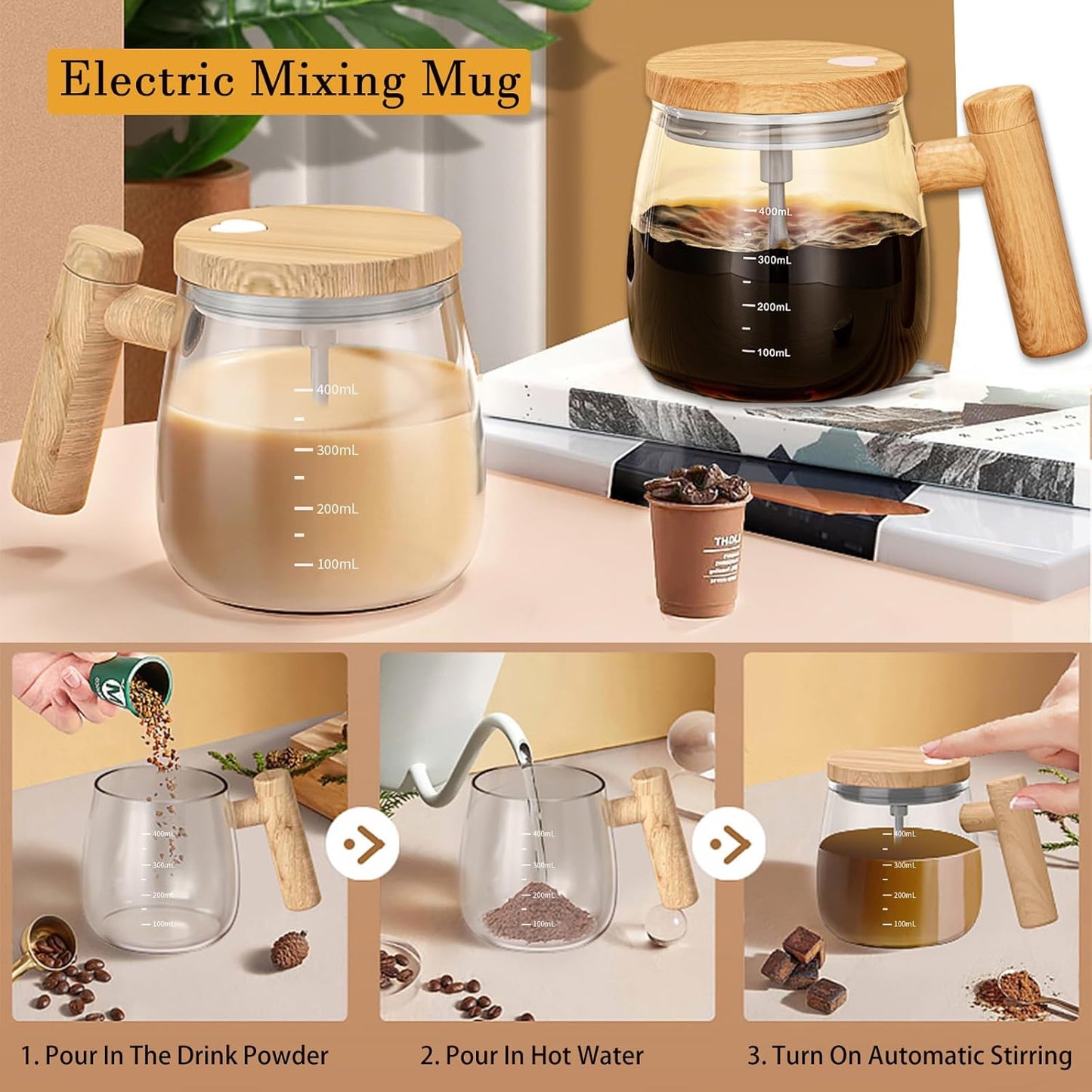 Self Stirring Coffee Mug