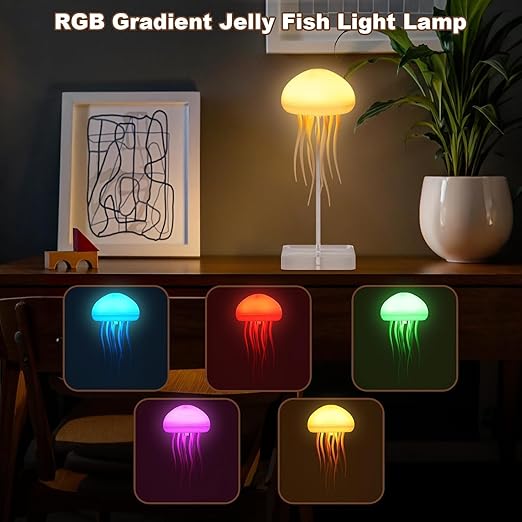 AquaGlow Jellyfish Lamp