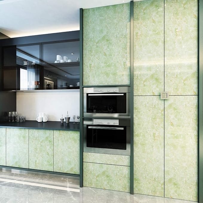 Italian Green Marble Self-Adhesive Wallpaper – Peel & Stick Vinyl