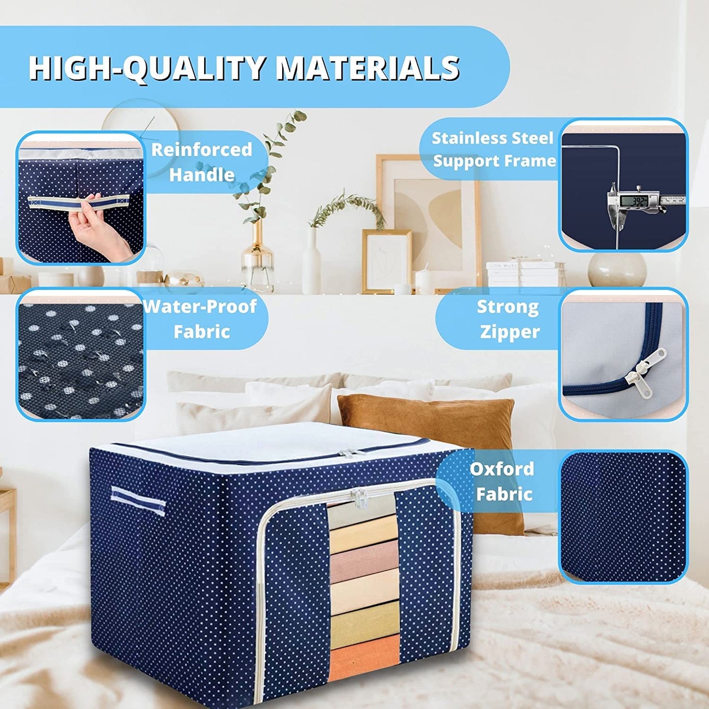 Wardrobe Clothes Organizer - 66L