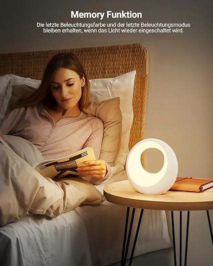 GlowHalo Bedside Lamp