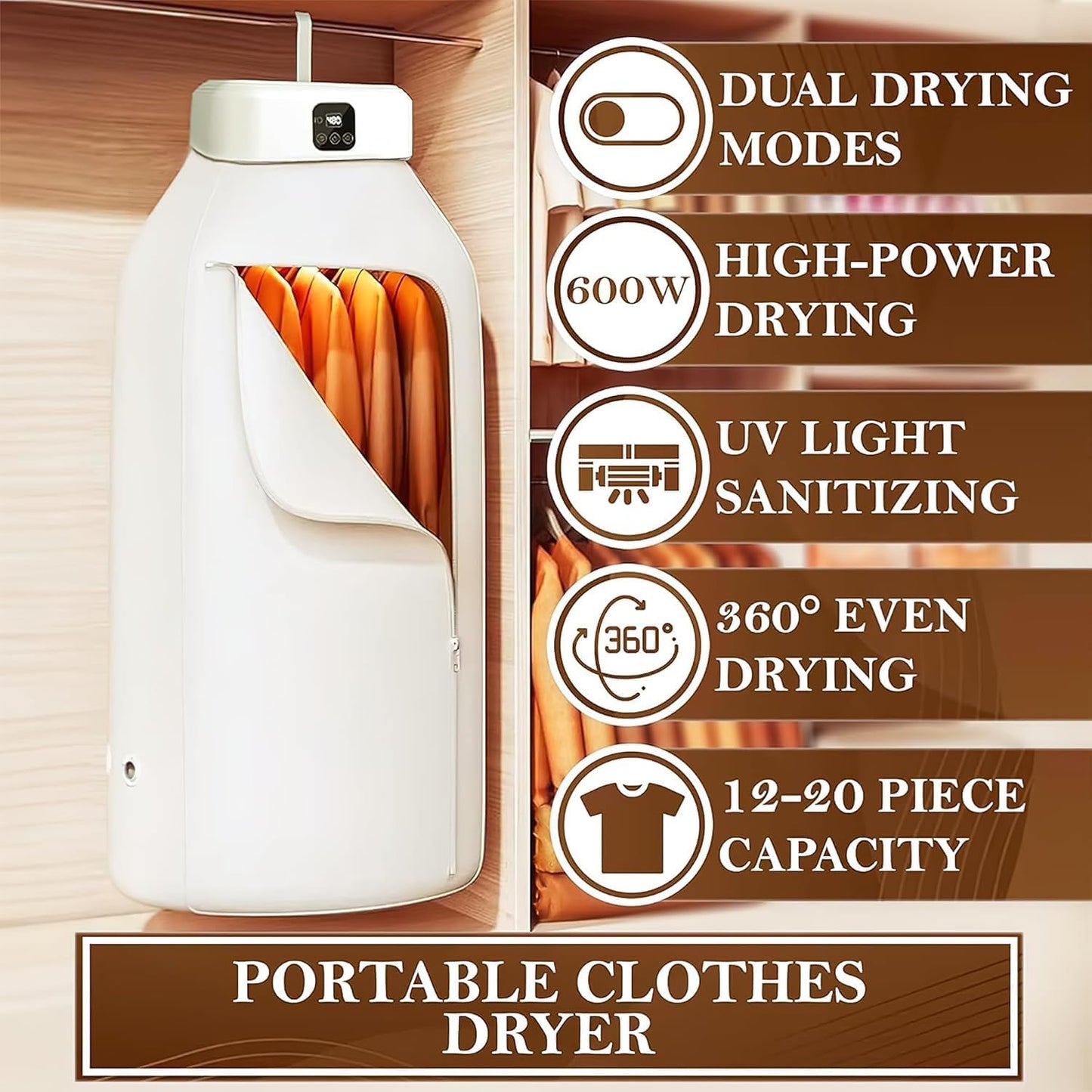 Electric Cloth Warmer – Portable Clothes Warming Machine