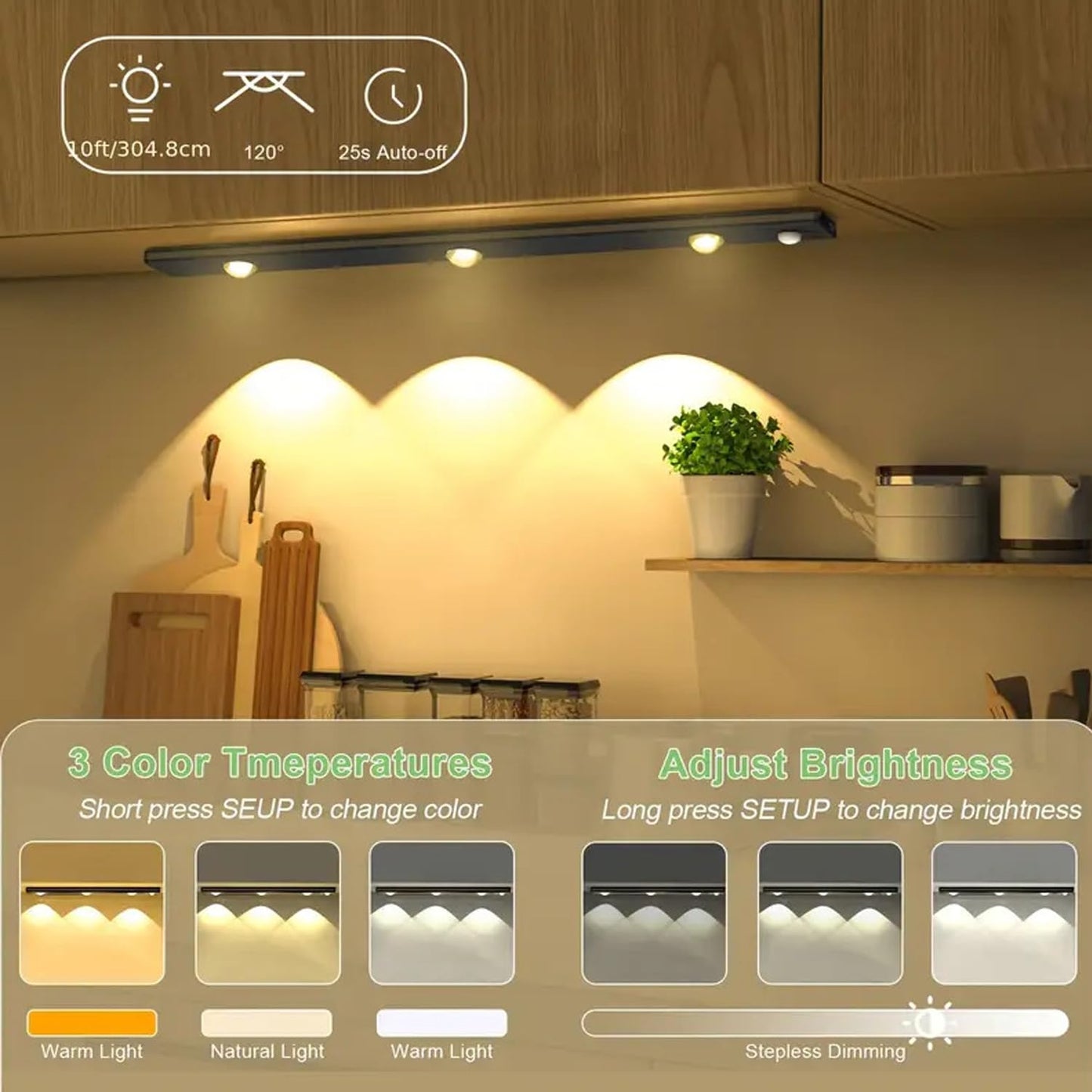 LED Motion Sensor Cabinet Lights