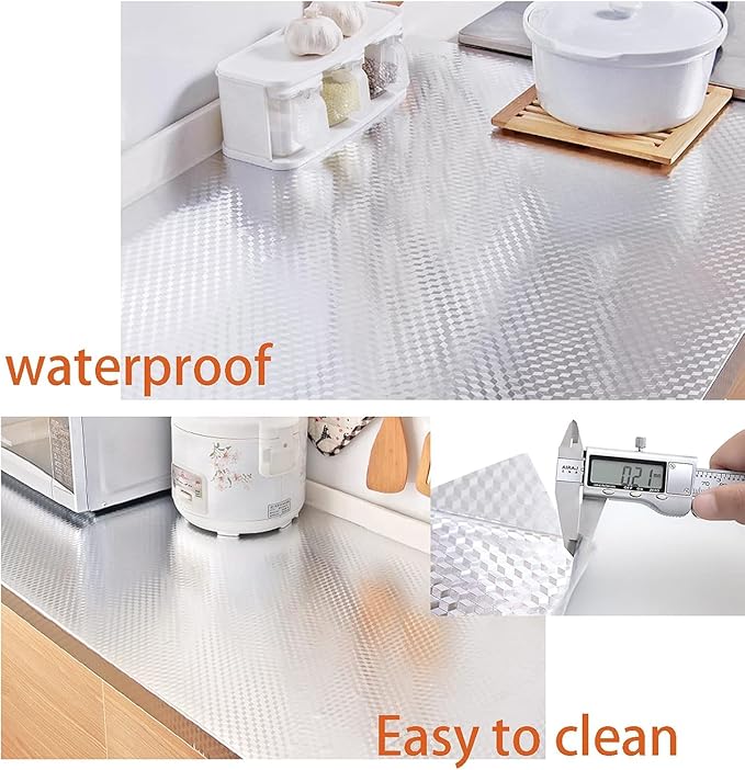 Self-Adhesive 3D PVC Kitchen & Wall Wallpaper – Waterproof & Oil-Proof