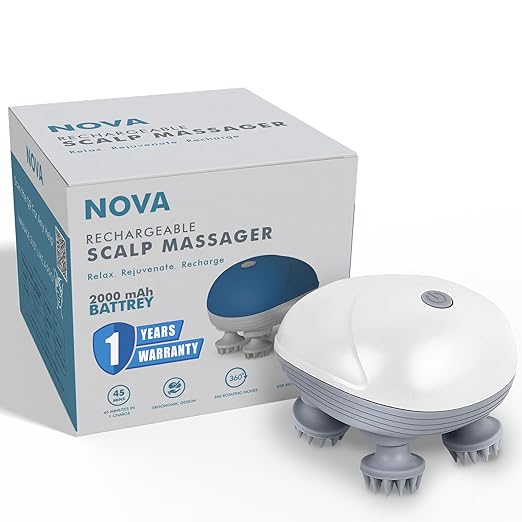 SilkyScalp Electric Head Massager – Rechargeable & Relaxing