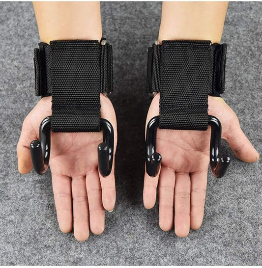 ProGrip Weight Lifting Hooks | Padded Wrist Support
