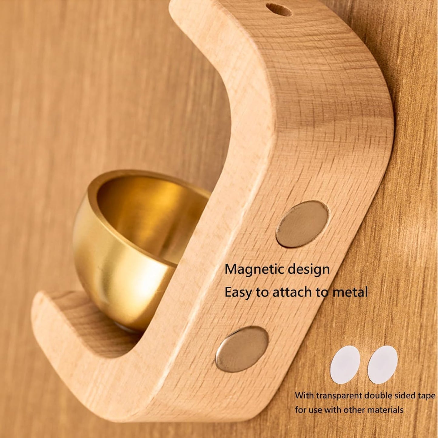 SereneWood Brass Door Chime – Elegant & Soothing