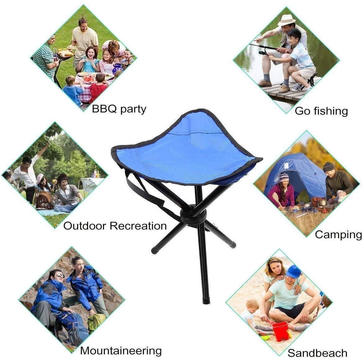 TriSit Foldable Tripod Stool