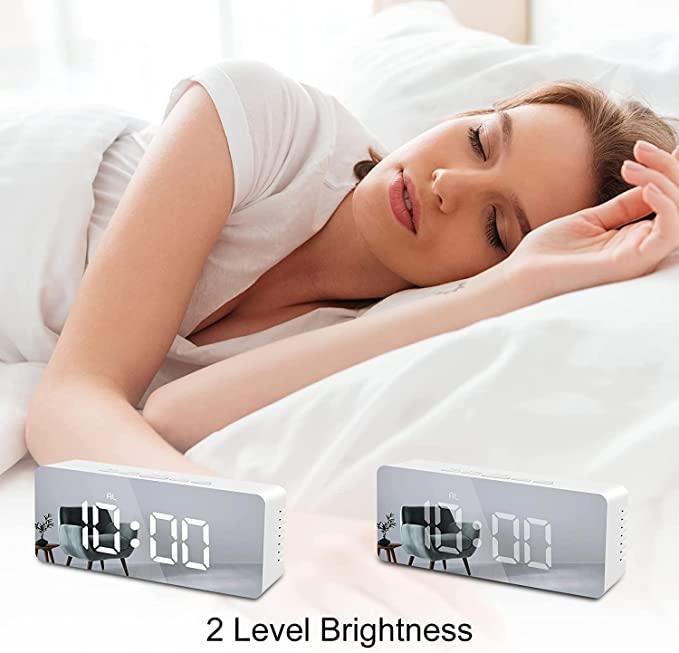 LED Mirror Digital Alarm Clock – Wake Up Beautifully, Without Your Phone