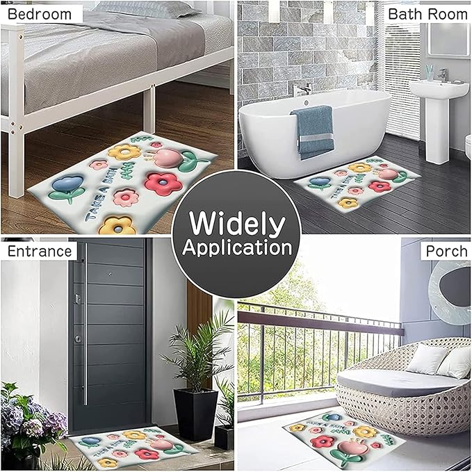 3D Anti-Skid Water Absorbent Mat – Style Meets Function