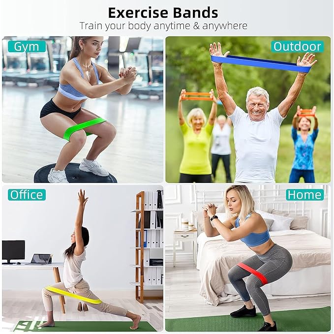 ProFlex 5-Piece Natural Latex Resistance Bands