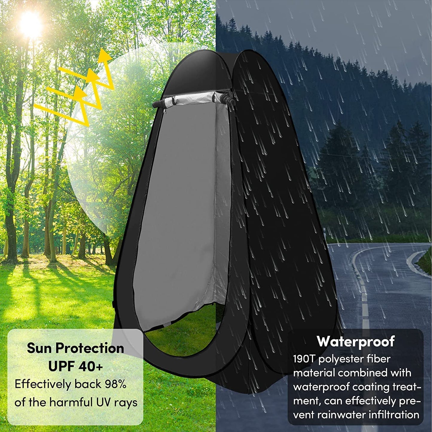 UtiliTent Pop-Up Privacy Tent – Portable Shelter