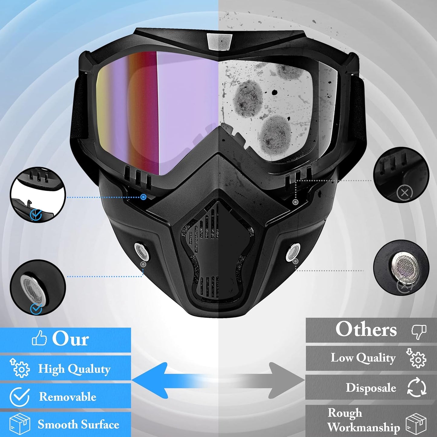 Bike Mouth Cover Mask - Premium quality