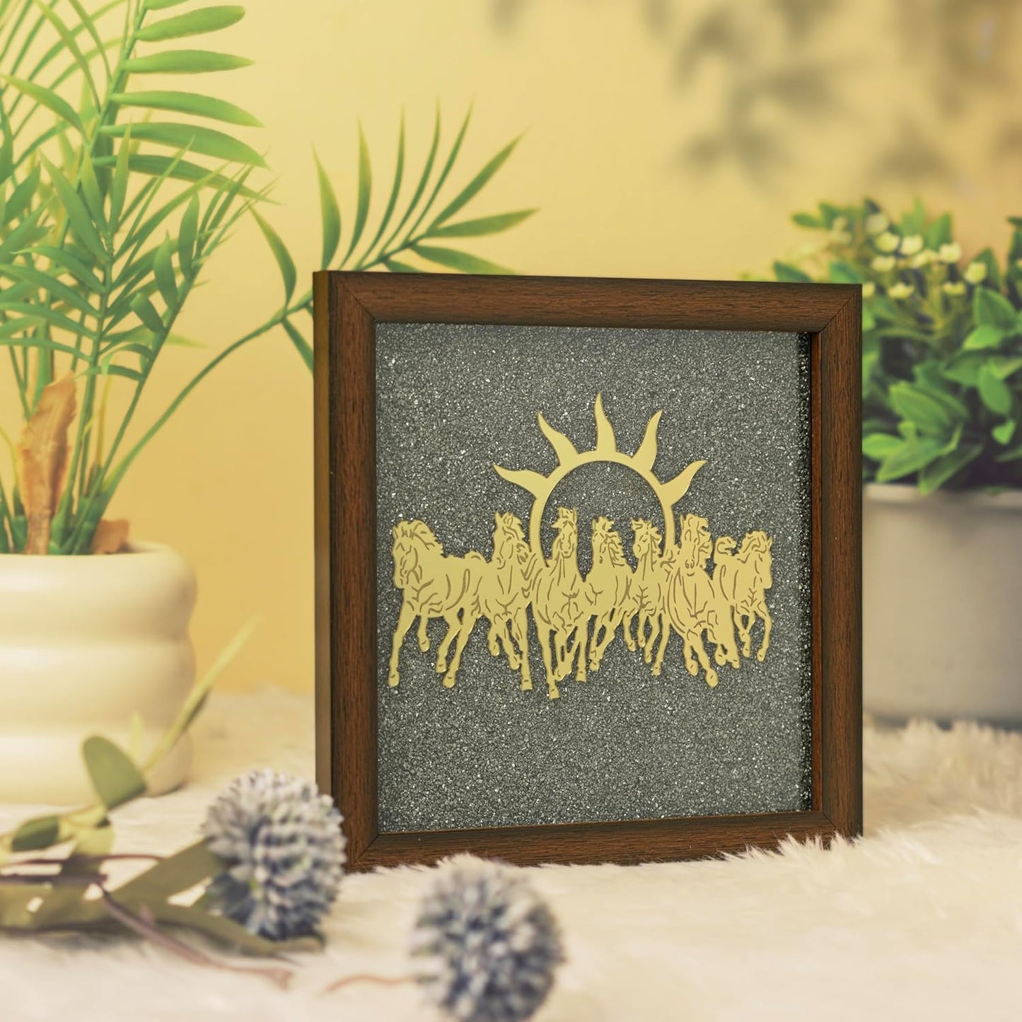 Original Pyrite Dust Mantra Frame – Sacred Vibration - Findoraa Special Find