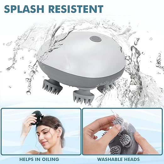SilkyScalp Electric Head Massager – Rechargeable & Relaxing